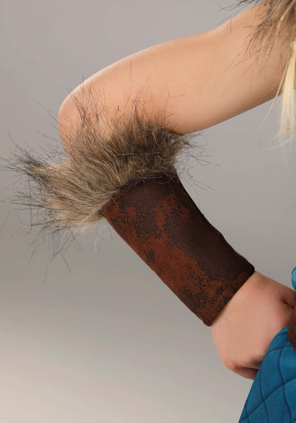 Medium Valhalla Viking Costume for Girls - Halloween or Renaissance Dress Up Party
