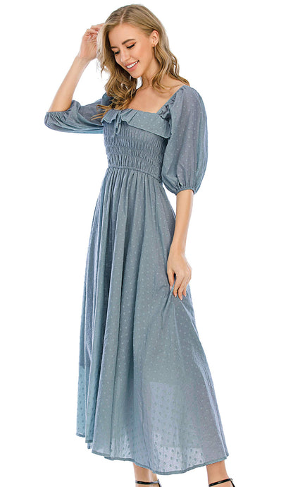 Half Sleeve Linen Dress