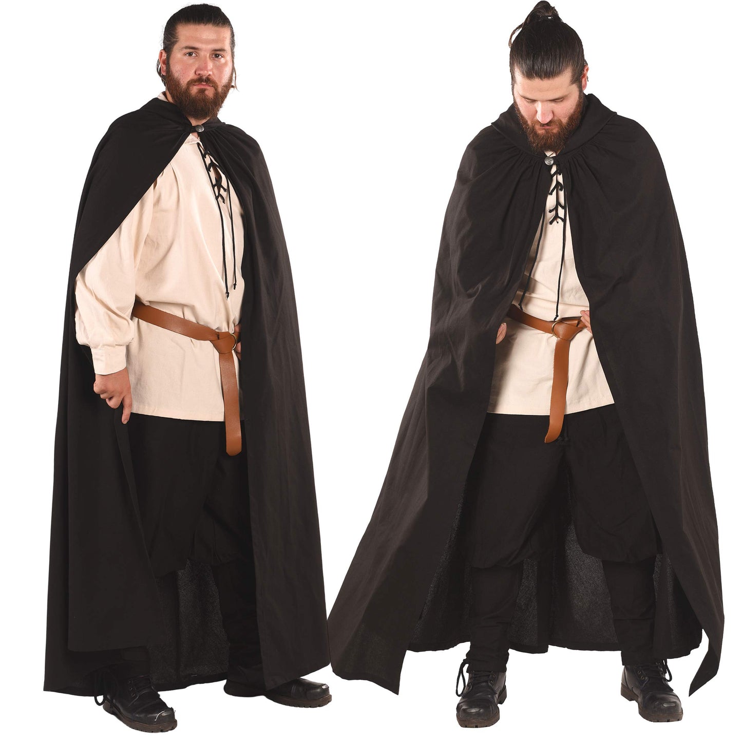 Norse Merchant Medieval Hooded Viking Cape