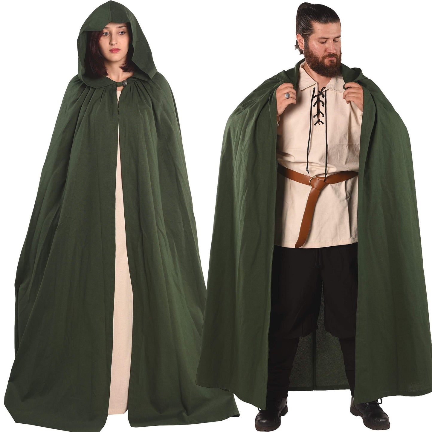 Norse Merchant Medieval Hooded Viking Cape