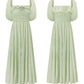 Half Sleeve Linen Dress