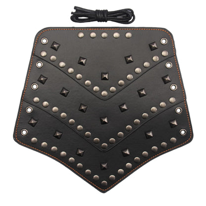 GelConnie Leather Gauntlet Wristband Viking Leather Arm Guard Medieval Armor Bracers Leather Armband Wrist Guards Cosplay Black Leather Bracers