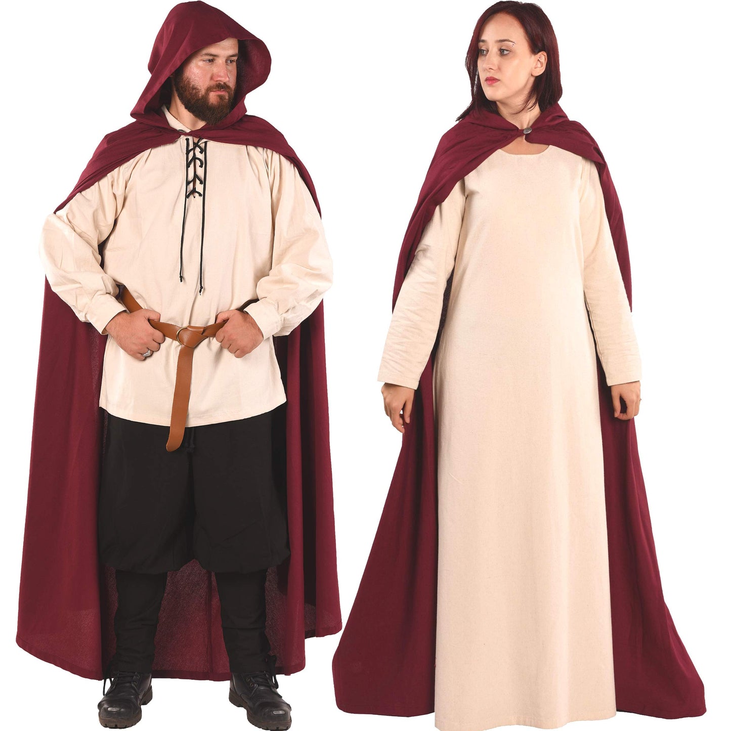 Norse Merchant Medieval Hooded Viking Cape