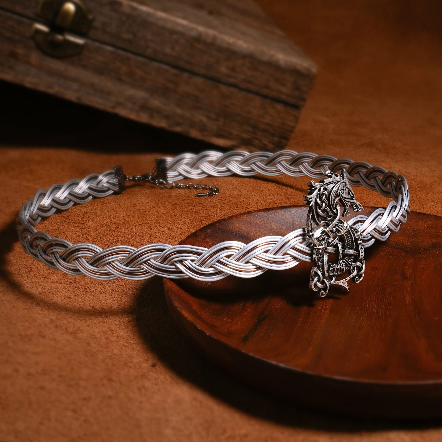 Braided Metal Circlet Crown