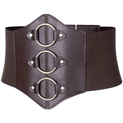 Medieval Knight PU Leather Corset Belt Shawl Men Renaissance Half Shoulder Cape Scarf Buckle Bracers Retro Accessories One Size Type1