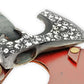 AX-7000 Custom Gift Forged Carbon Steel Viking Axe with Rose Wood Shaft, Viking Bearded Camping Axe (AX-7000) (AX-7000) AX-7000
