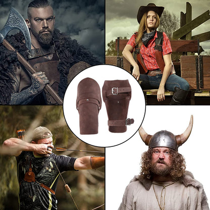GORGECRAFT Leather Bracers Arm Armor