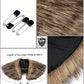 L'VOW Men's Viking Fur Collar Medieval Renaissance Wrap King Warrior Cape Shawl Halloween LARP Winter Cosplay Costume Brown-1
