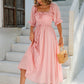 Half Sleeve Linen Dress