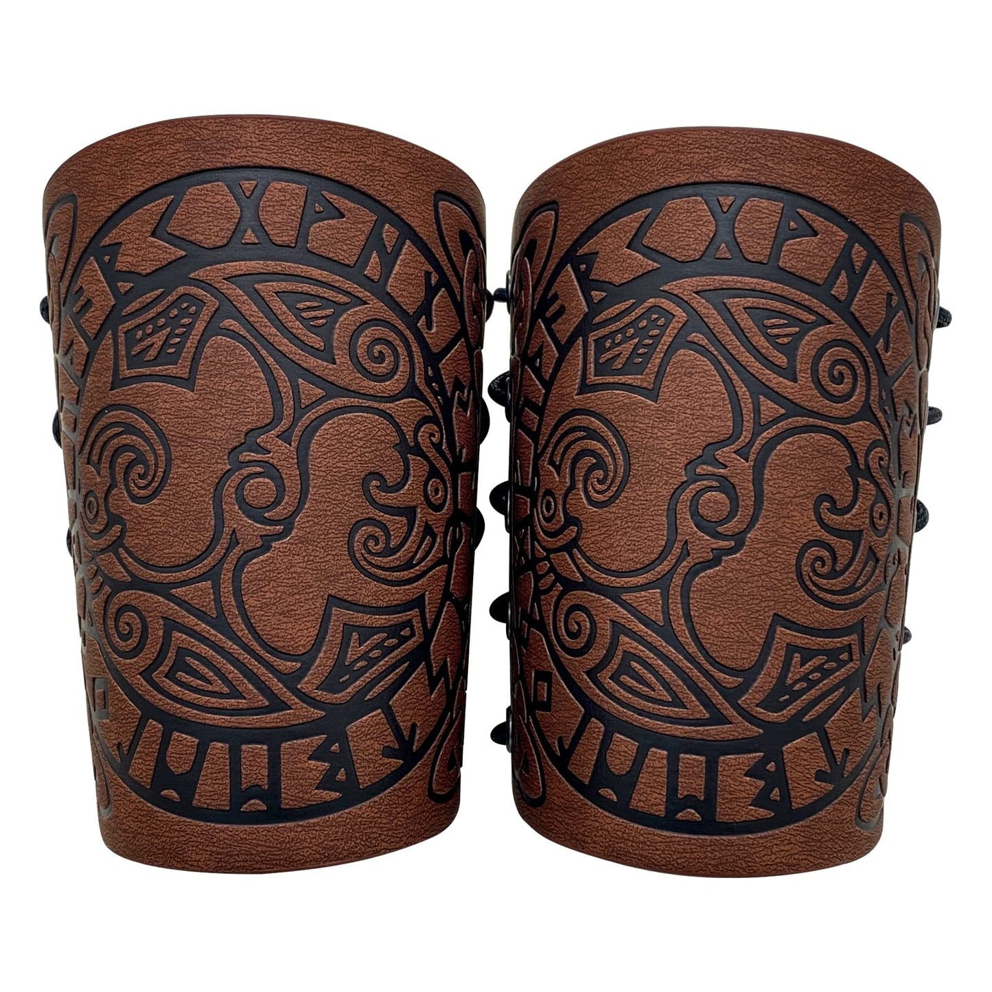 HiiFeuer Viking Arm Bracer, Embossed Norse Symbol