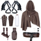 Medieval Knight Leather Belt Shawl