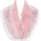 Soul Young Faux Fur Collar Women's Neck Warmer Scarf Wrap 80cm,31.5in A-nature