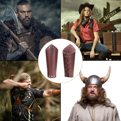 GORGECRAFT Leather Bracers Arm Armor