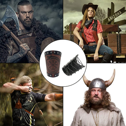 GORGECRAFT Leather Bracers Arm Armor