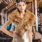 Soul Young Faux Fur Collar Women's Neck Warmer Scarf Wrap 80cm,31.5in A-nature