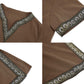 Gafeng Kids Medieval Knight Costume Tunic Renaissance V Neck Shirt Viking Vintage Warrior Halloween Tops Black 10-12 Years