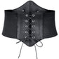 Medieval Knight PU Leather Corset Belt Shawl Men Renaissance Half Shoulder Cape Scarf Buckle Bracers Retro Accessories One Size Type1