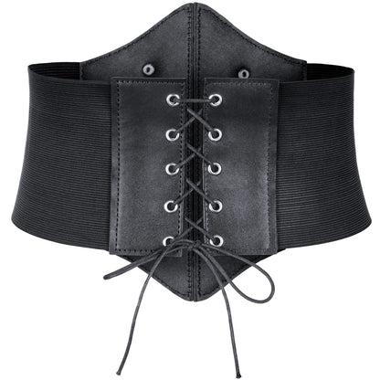 Medieval Knight PU Leather Corset Belt Shawl Men Renaissance Half Shoulder Cape Scarf Buckle Bracers Retro Accessories One Size Type1