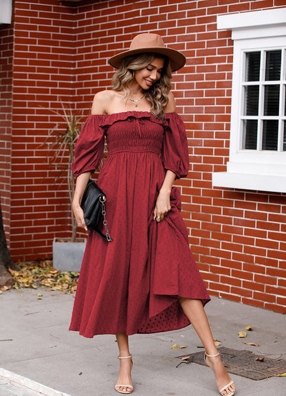 Half Sleeve Linen Dress