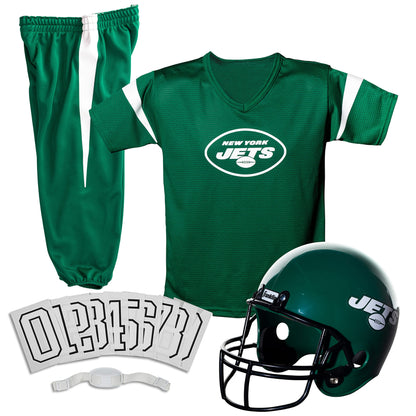Franklin Sports NFL Youth Football Uniform Set for Boys & Girls - Includes Helmet, Jersey & Pants with Chinstrap + Numbers Minnesota Vikings Medium