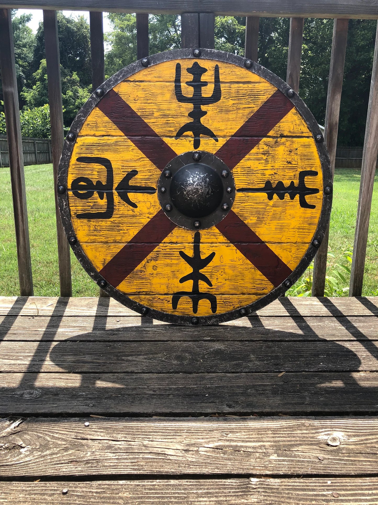 King Finehair Vegvisir Plank Shield, 24"