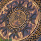 Hugin and Munin Raven Carved Symbols Viking Shield, 24"