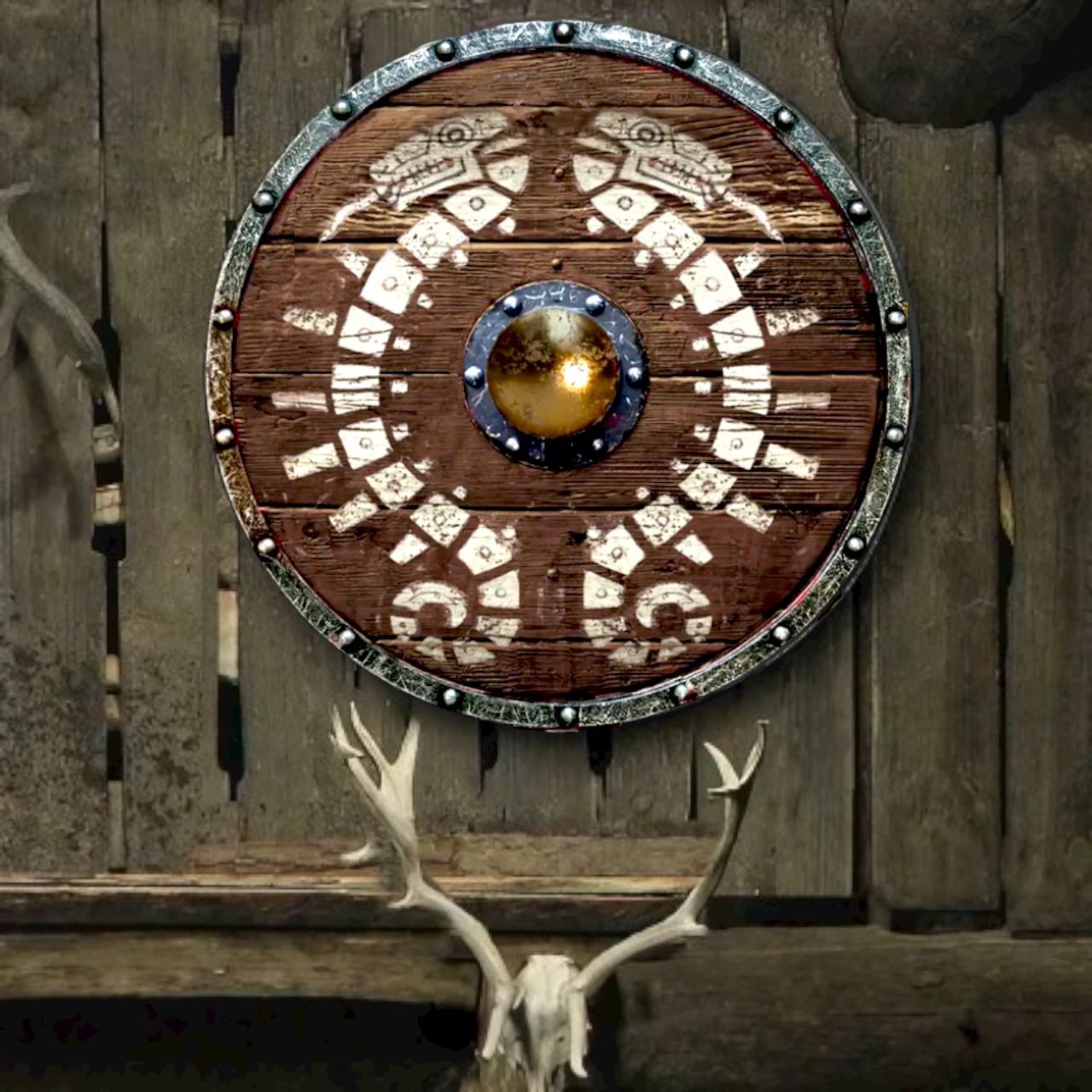 Zelda Traveler's Medieval Plank Shield, 24"